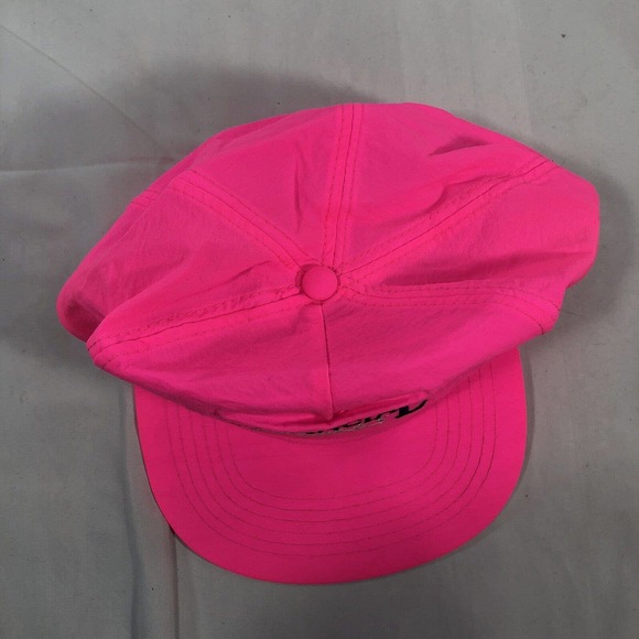 Vintage Financial Express Hat Cap Trucker Neon Pink SnapBack Mens One Size Fits - Picture 5 of 10